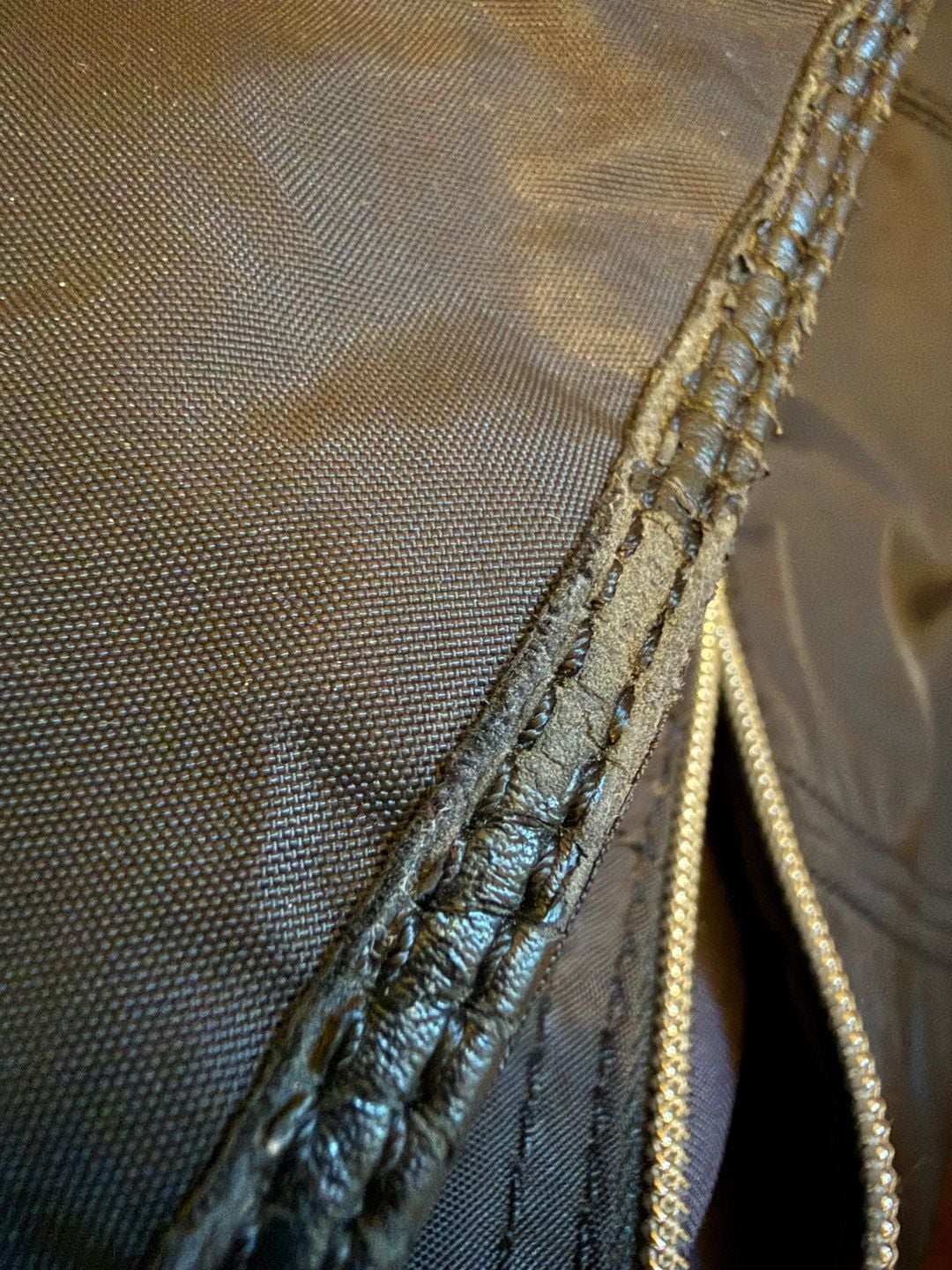 The Sak Esperato Nylon Crossbody Bag Black Patterned Strap 7