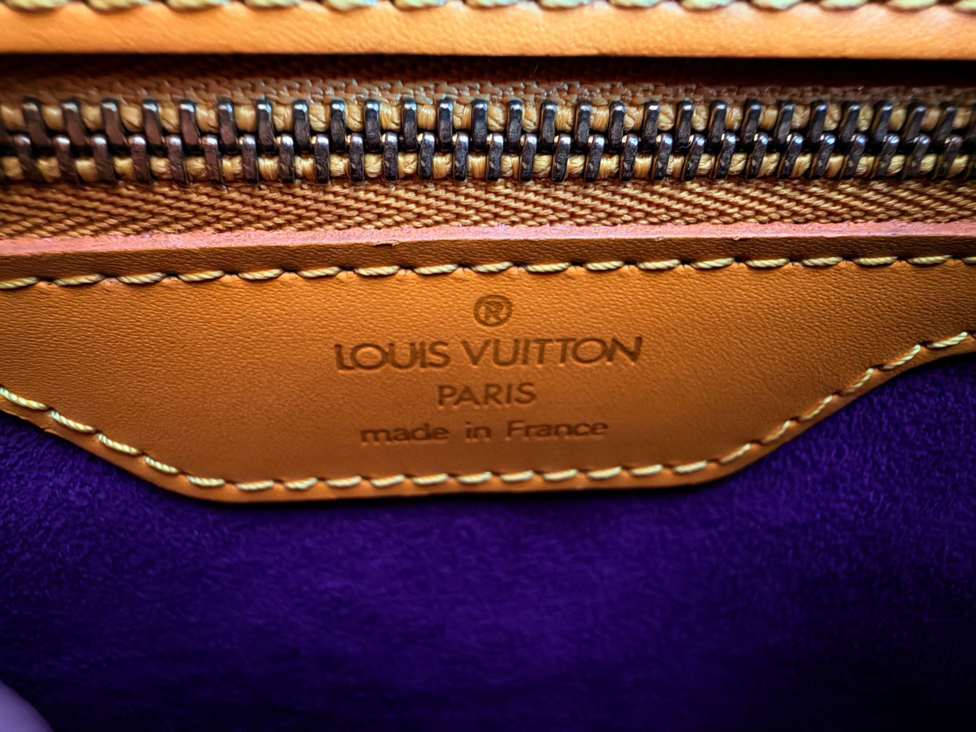 Louis Vuitton Epi Leather Saint Jacques GM Yellow 100% Authentic PreLoved Great Condition 10