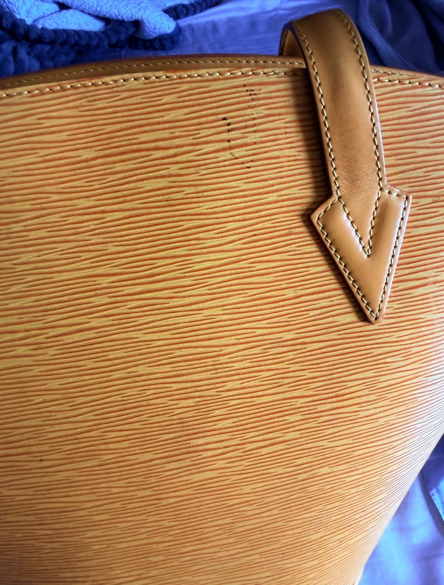 Louis Vuitton Epi Leather Saint Jacques GM Yellow 100% Authentic PreLoved Great Condition 14