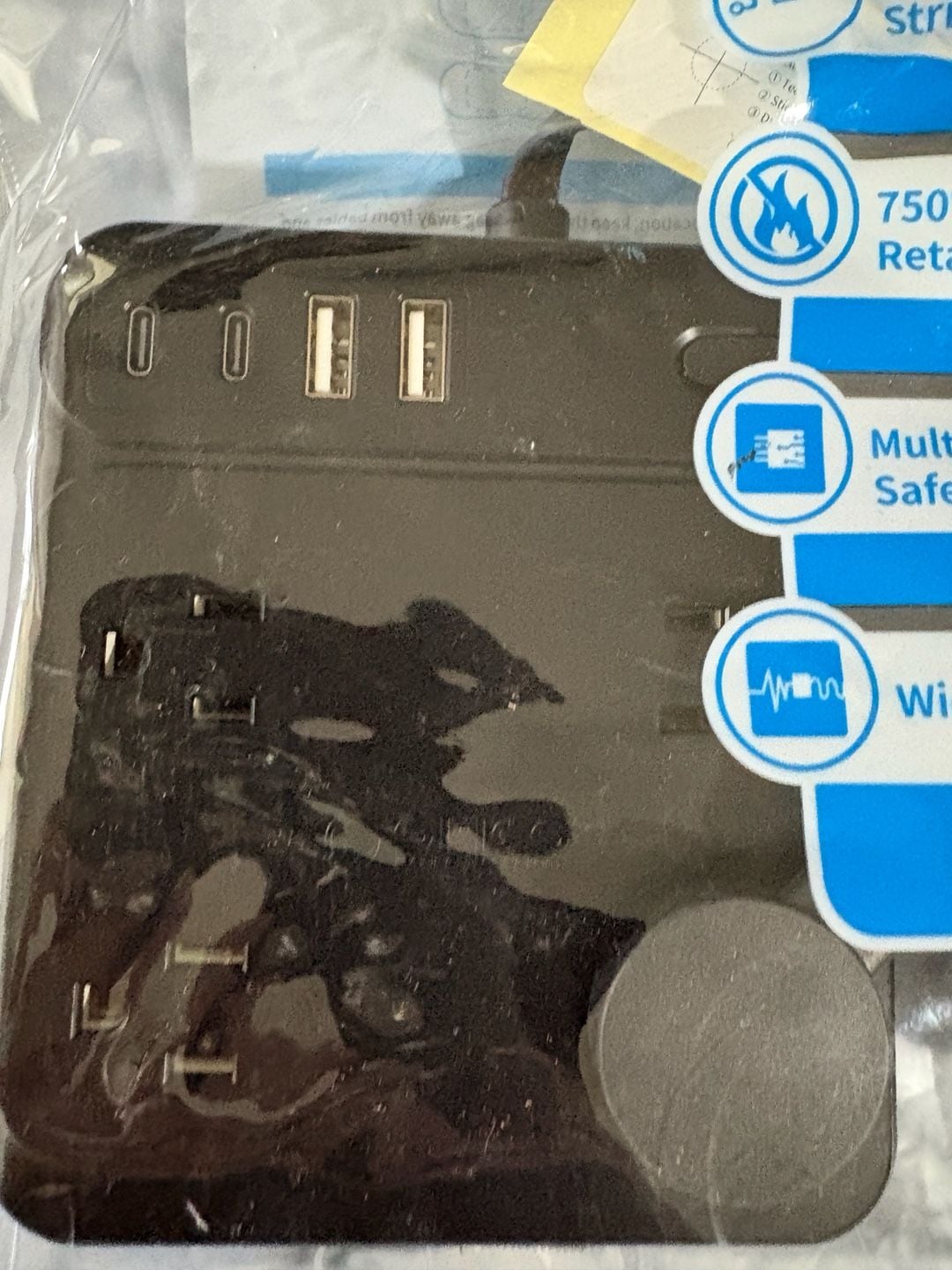 ORICO Power Strip SP1 Size 10FT Black Surge Protector 3