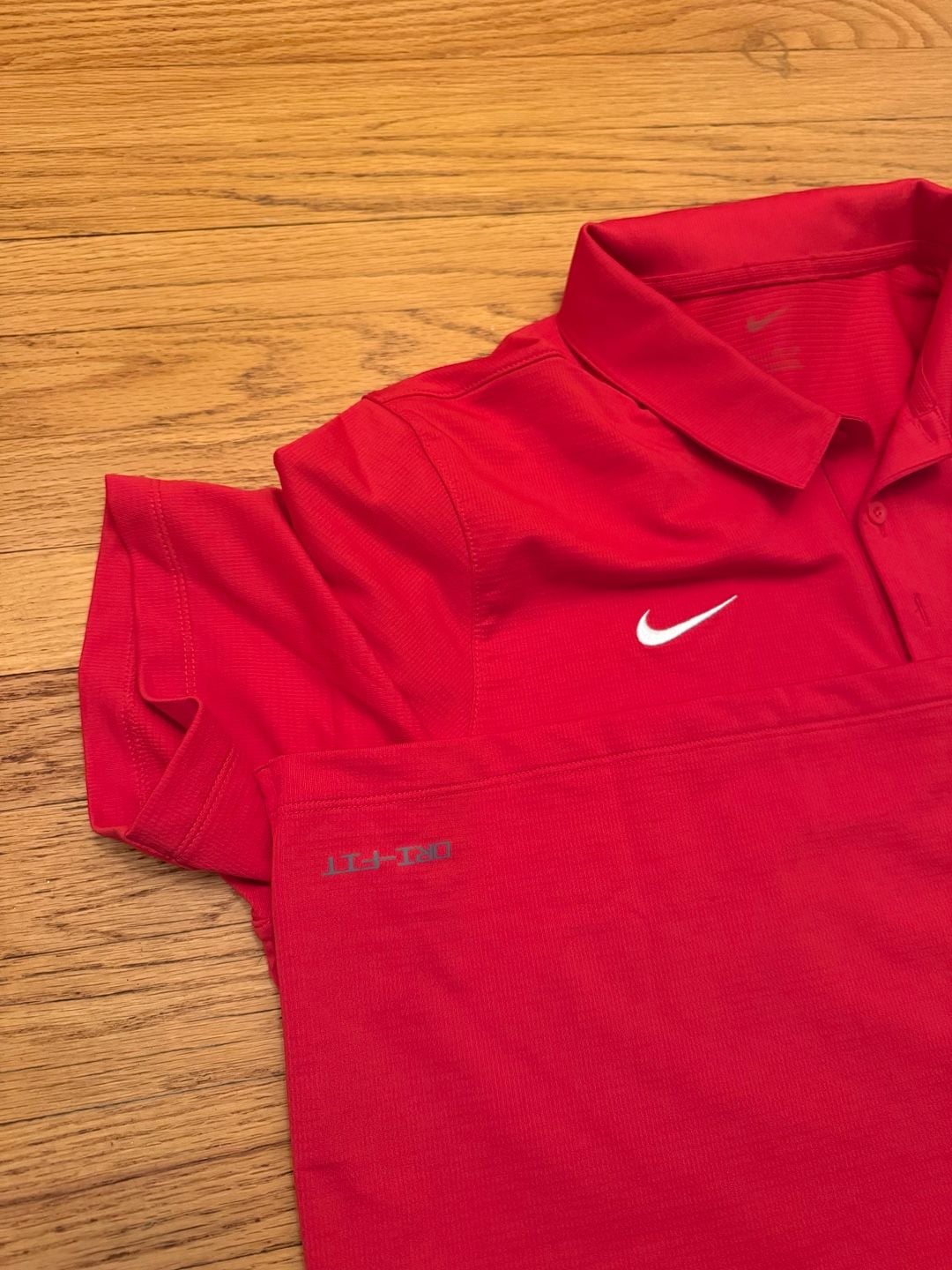 Nike Dri-FIT Polo Shirt Red 7
