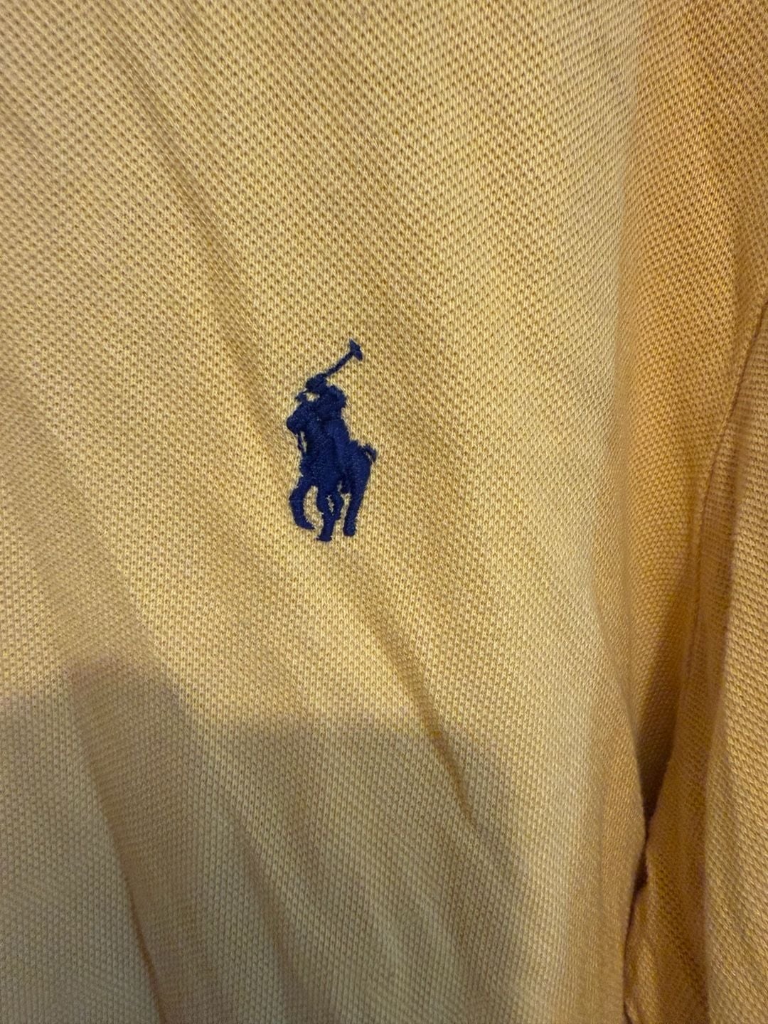 Polo Ralph Lauren Classic Fit Polo Shirt XLT Yellow Cotton 3