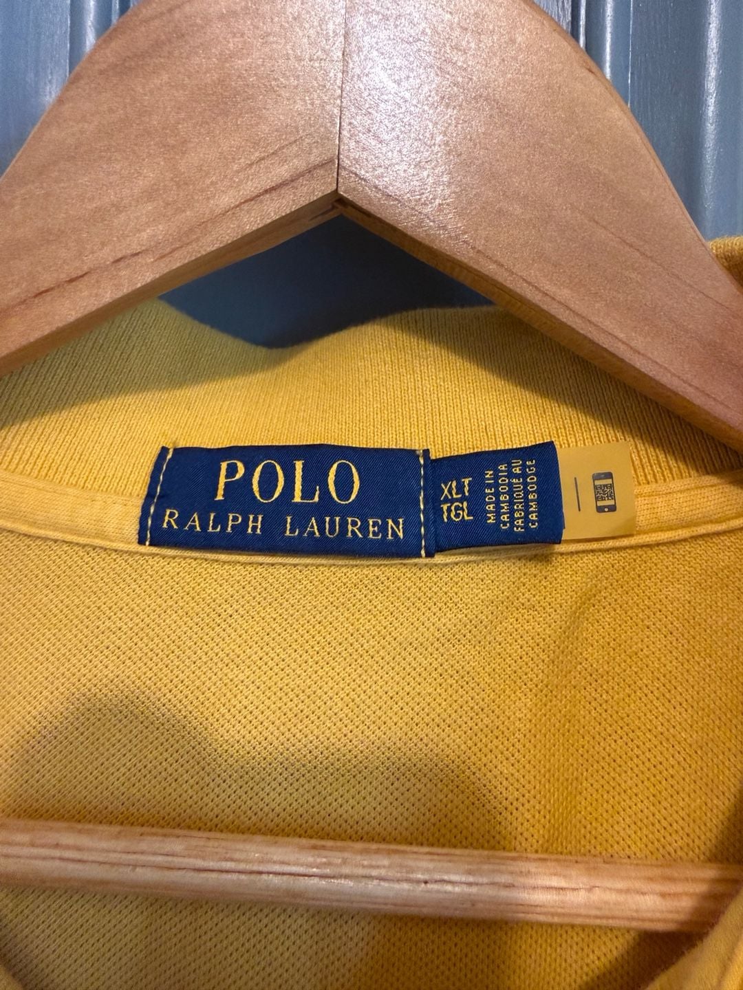 Polo Ralph Lauren Classic Fit Polo Shirt XLT Yellow Cotton 4