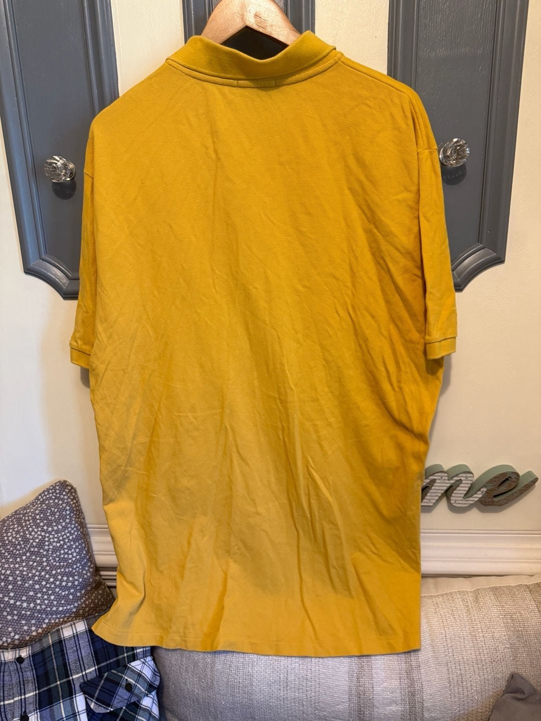 Polo Ralph Lauren Classic Fit Polo Shirt XLT Yellow Cotton 6