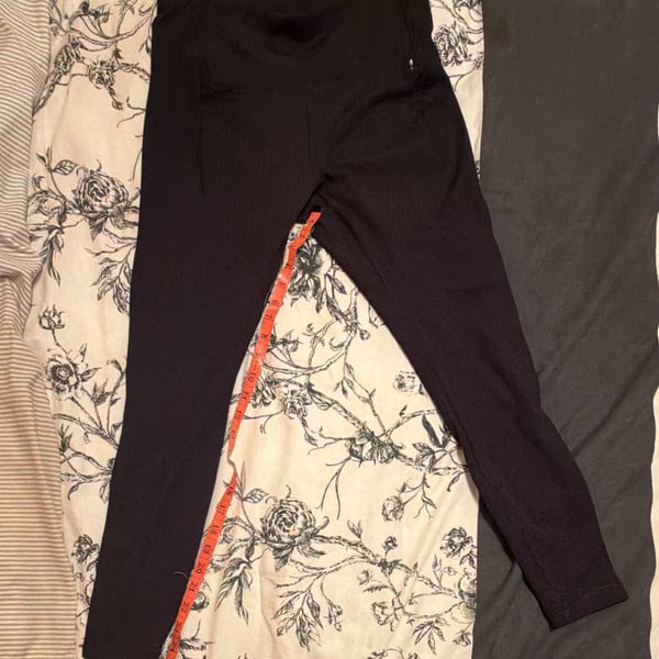 Spyder Active Leggings Size M Black Ribbed Workout Activewear