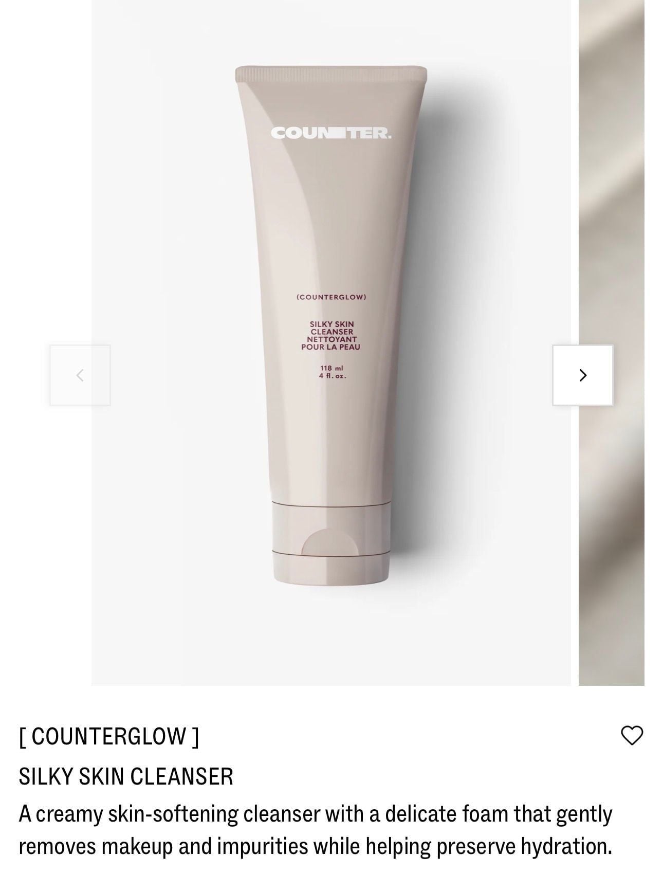 Beautycounter Counterglow Silky Skin Cleanser 4 fl oz 1