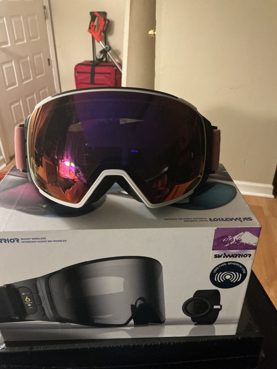 Skiwarrior Smart Wireless Intercom Audio Ski Goggles 1