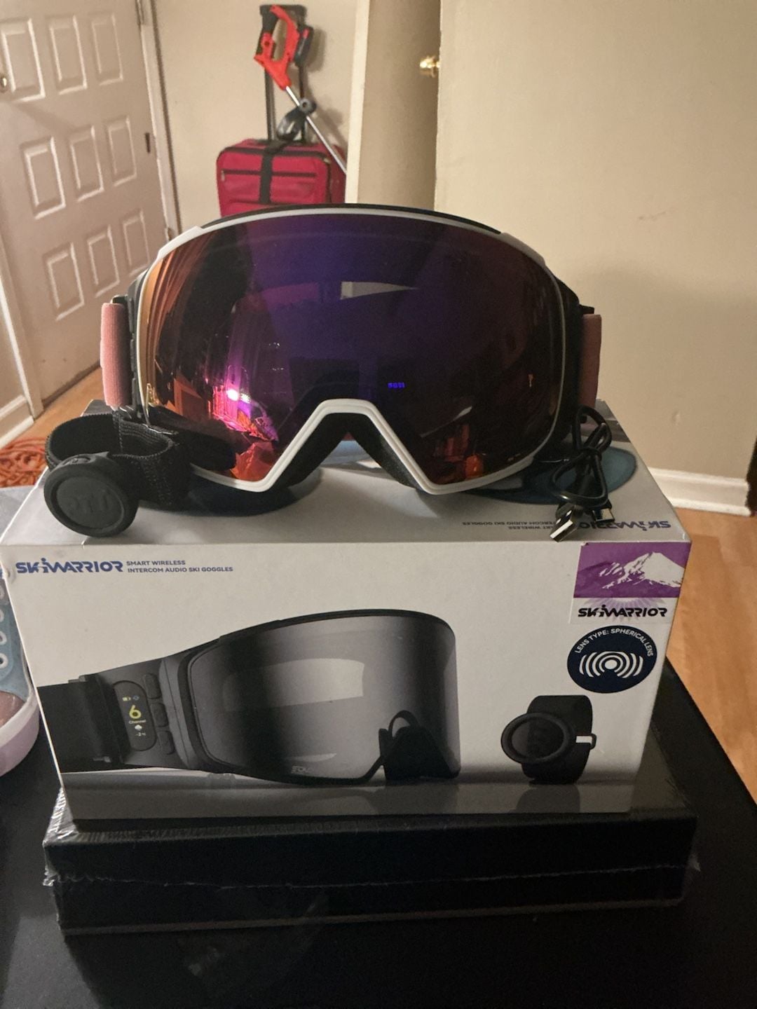 Skiwarrior Smart Wireless Intercom Audio Ski Goggles 2