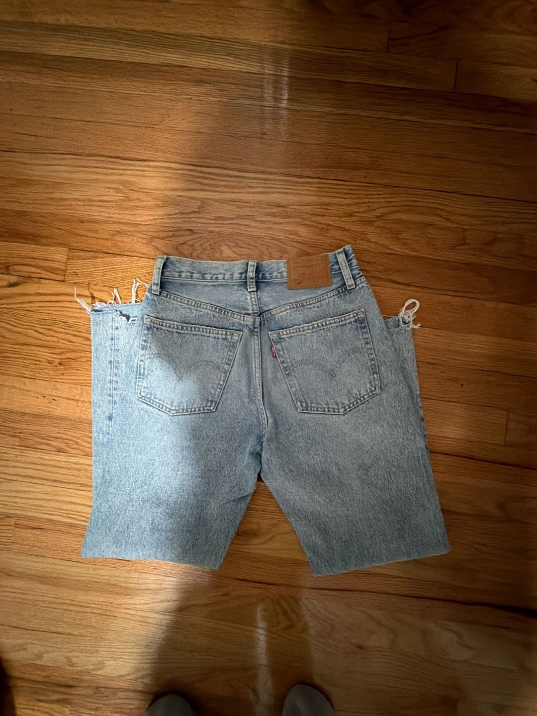 Levi's 501 Premium Light Wash Denim Jeans Size 24 5