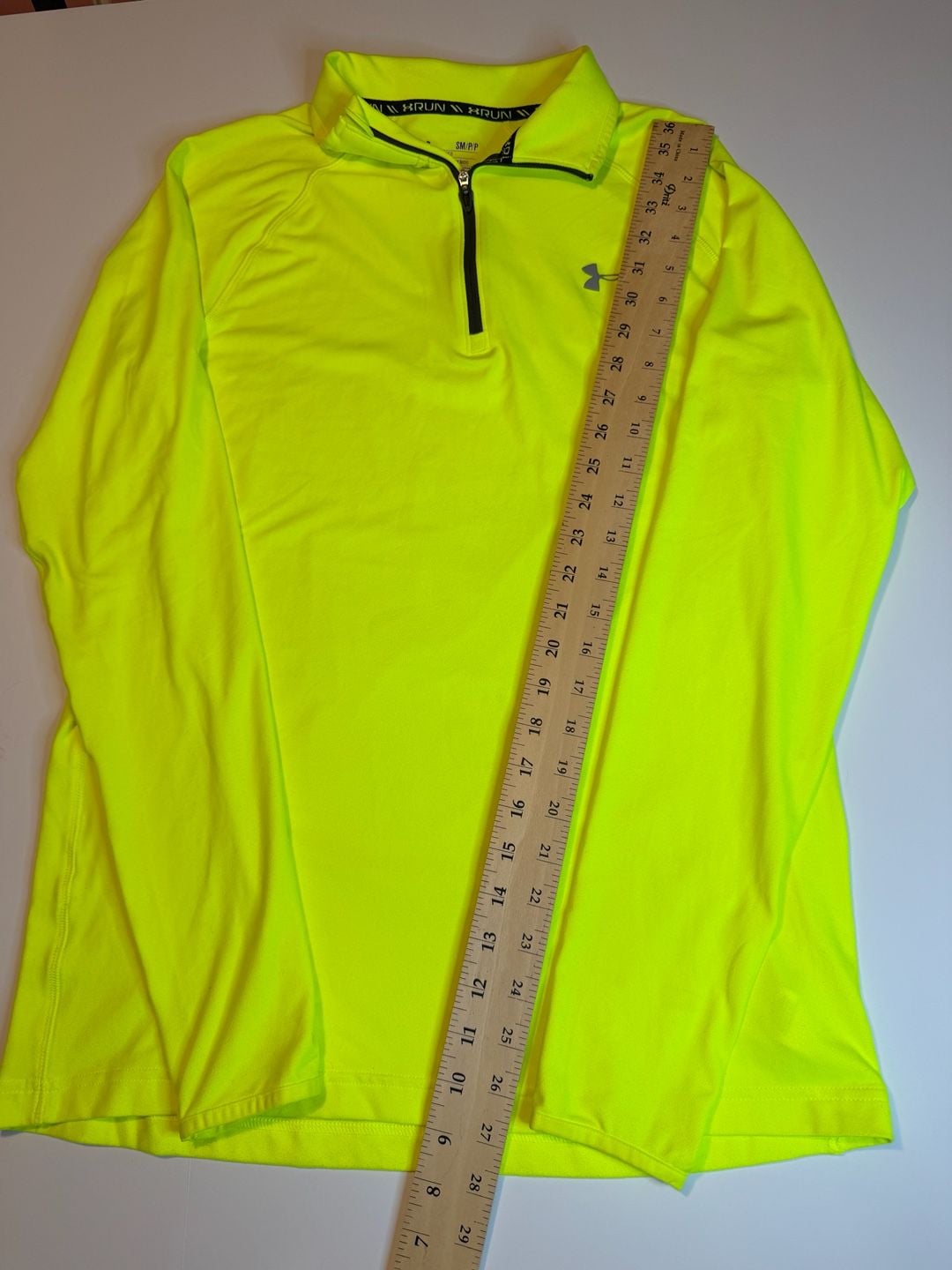 Under Armour Allseasongear 1/2 Zip Pullover Size S Neon Green 5