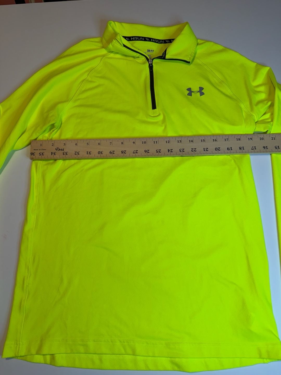 Under Armour Allseasongear 1/2 Zip Pullover Size S Neon Green 6