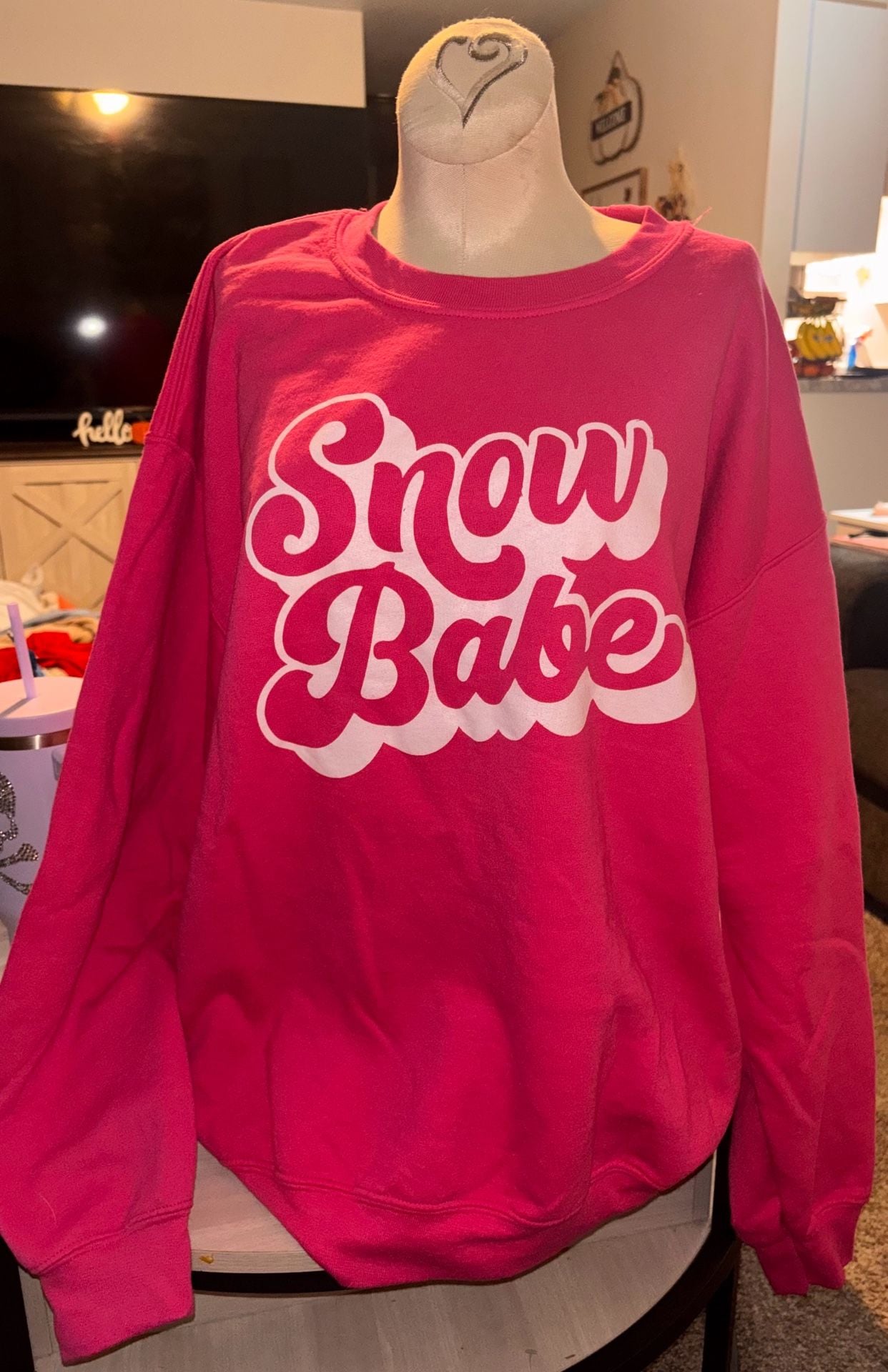 Gildan Snow Babe Oversized Sweatshirt 2