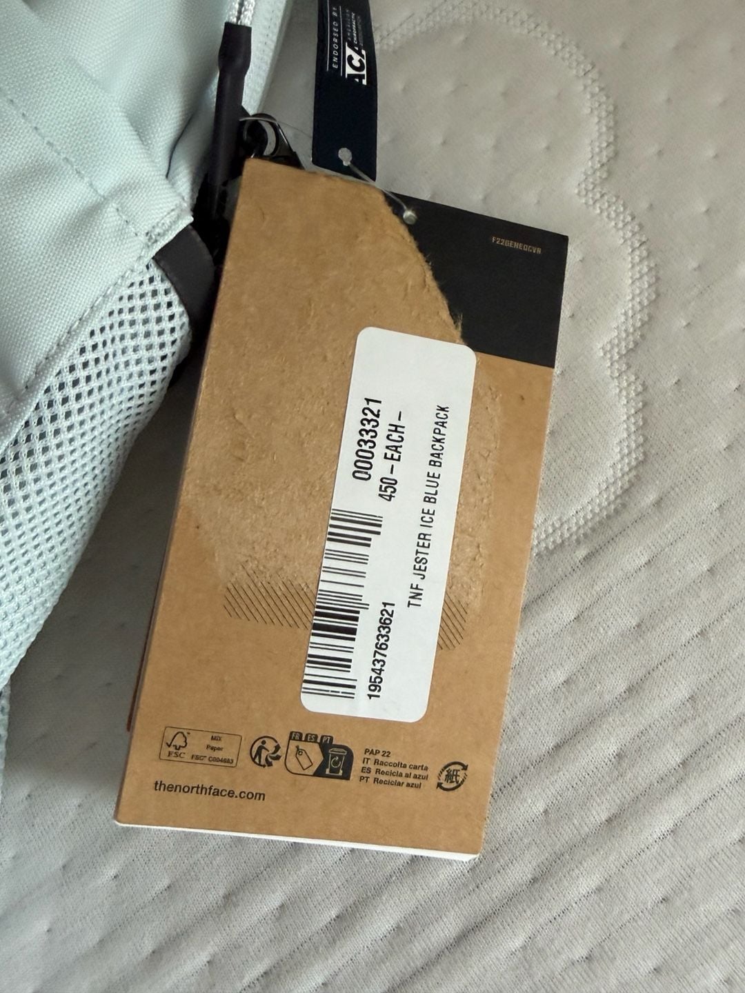 The North Face Jester Backpack - Ice Blue-Light Blue 6