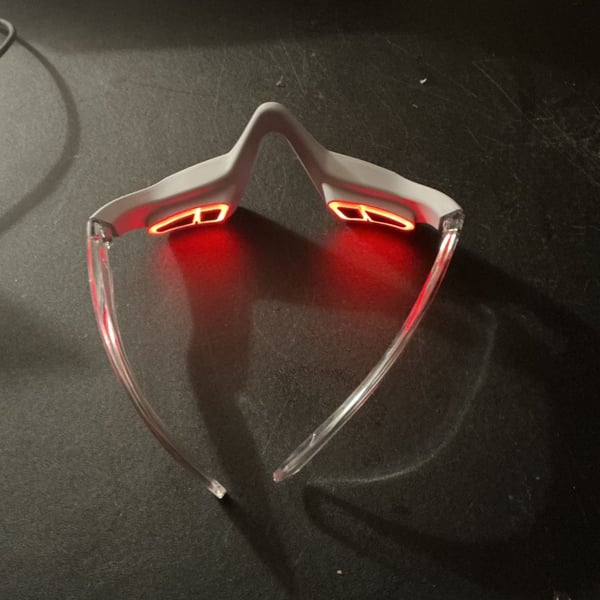 3D Eye Beauty LED Red Light Therapy Under Eye Massager Glasses