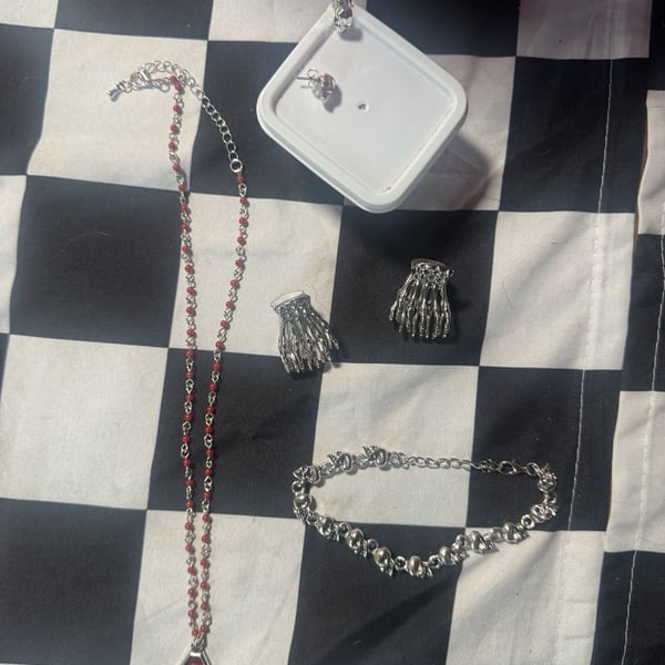 Skull Jewelry Set (Gothic Alternative)