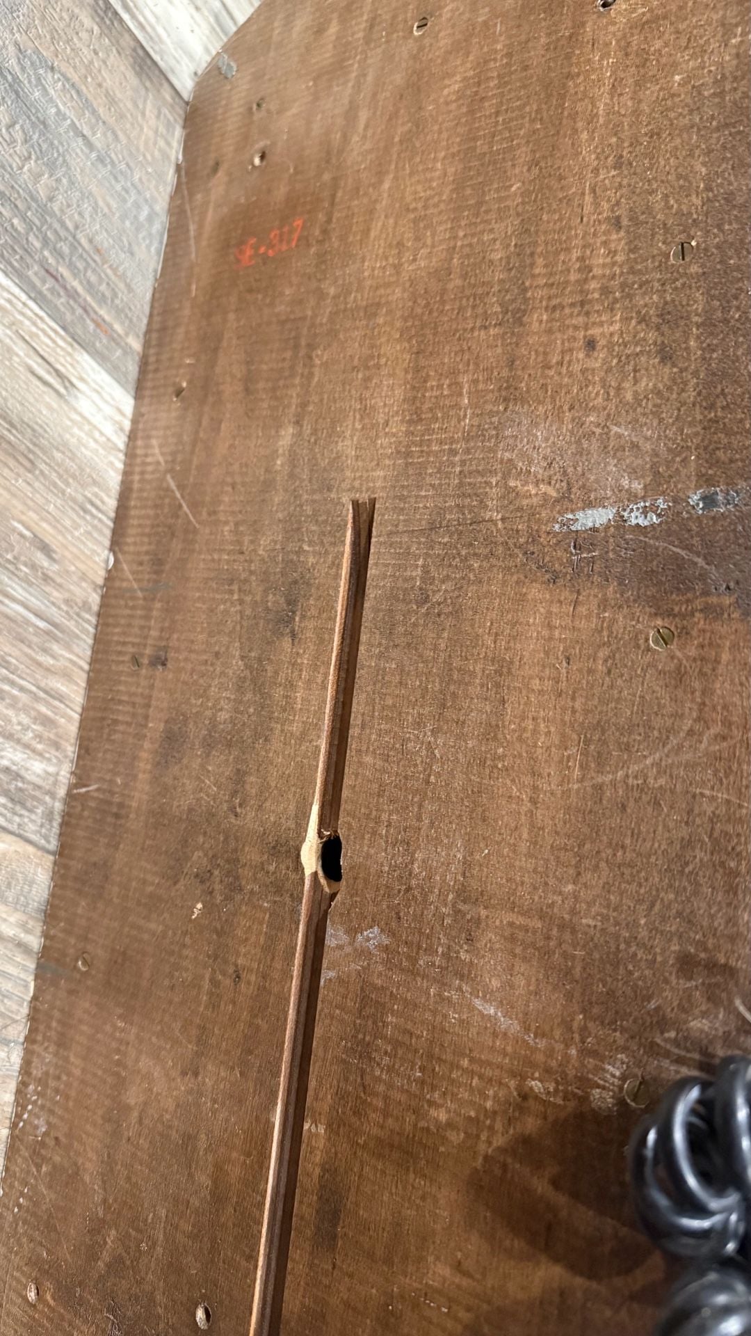 Vintage Oak Wood Wall Telephone 8