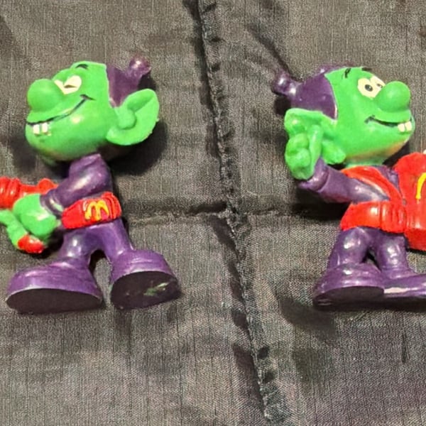 McDonalds Astrosniks Action Figure Set Vintage 1984 Lot of 2
