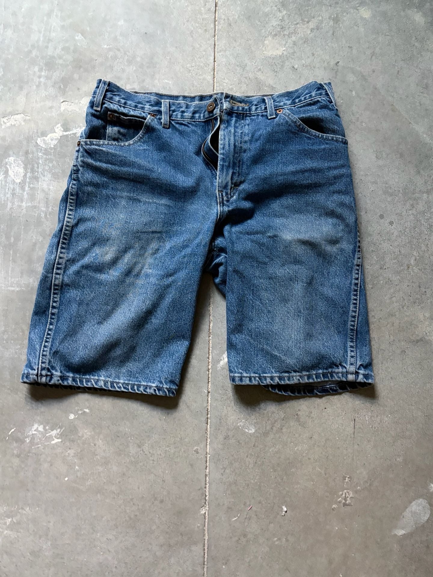 Dickies Denim Cargo Shorts Size 32 Blue Regular Jorts 2