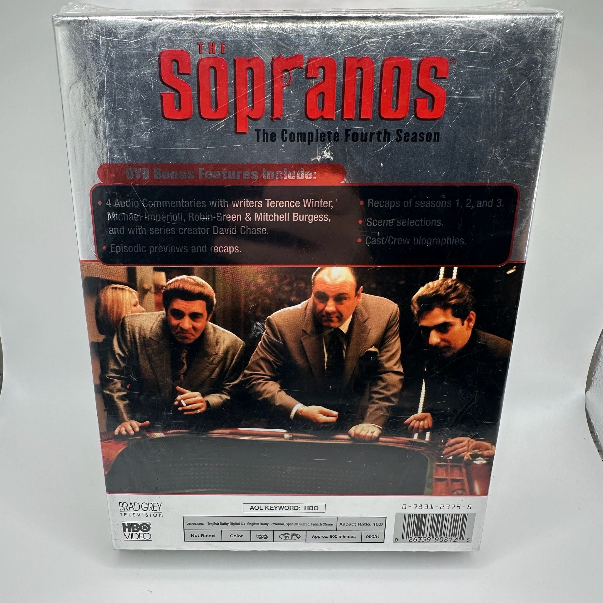 HBO The Sopranos The Complete Fourth Season DVD Box Set Sealed 2