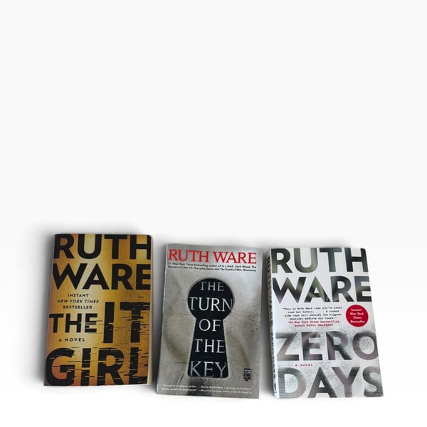 Ruth Ware Paperback Books Lot of 3 The It Girl Turn of the Key Zero Days
