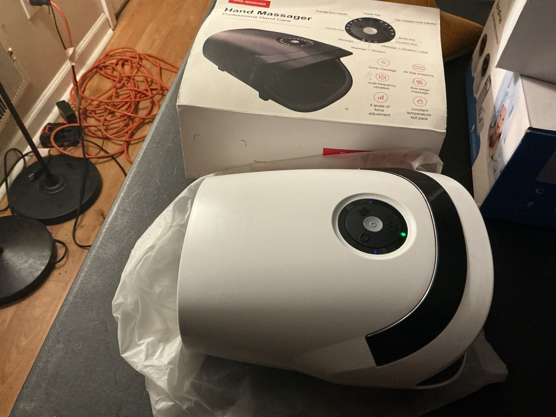 Hand Massager Professional Hand Care Electric Cordless Heat Compression 2