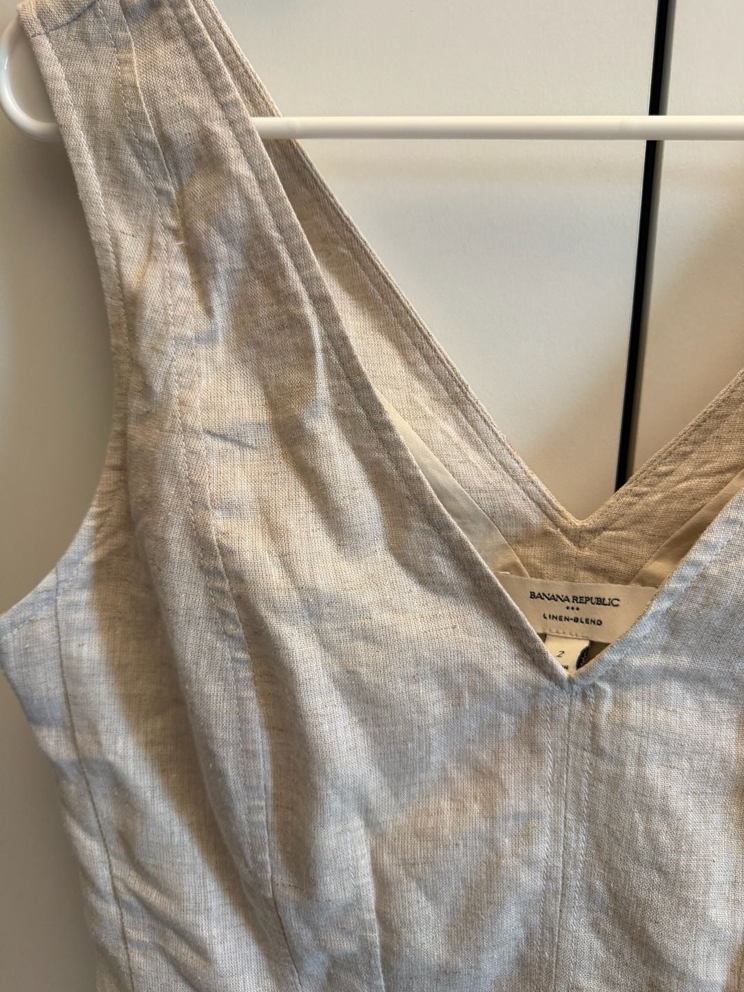 Linen-Blend Corset Top 3