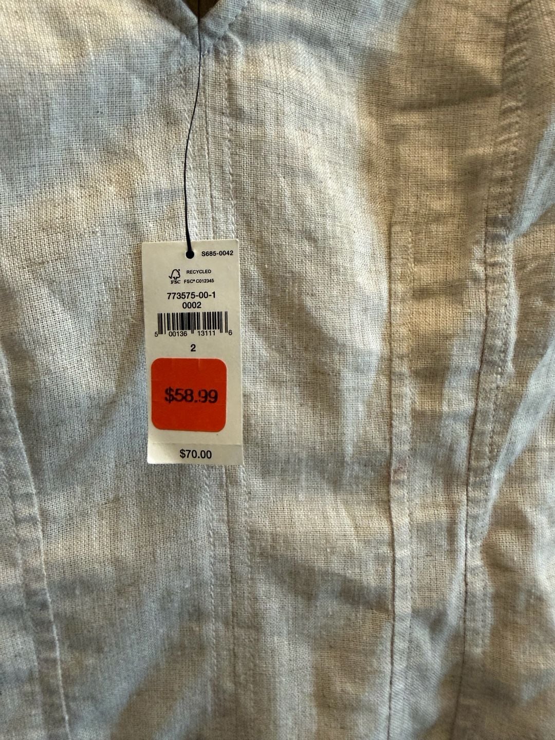Linen-Blend Corset Top 4