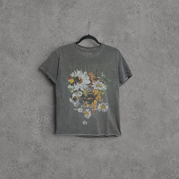 Pacsun Los Angeles Flower Bee Graphic T-shirt