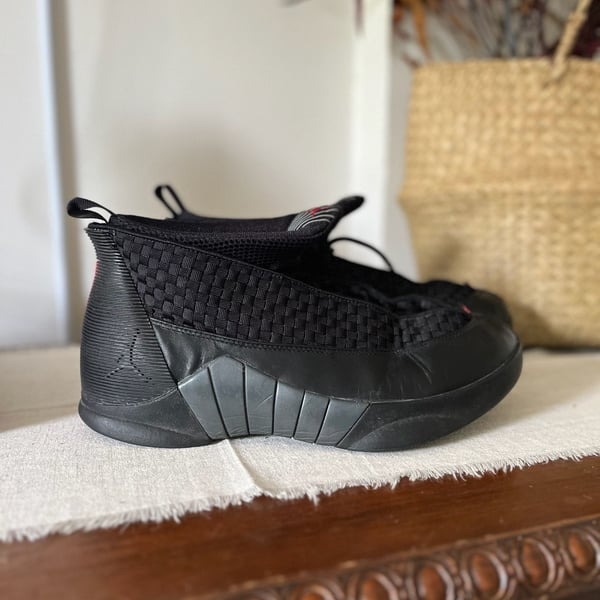 Nike Air Jordan 15 Retro Stealth Black Varsity Red Anthracite 881429-007