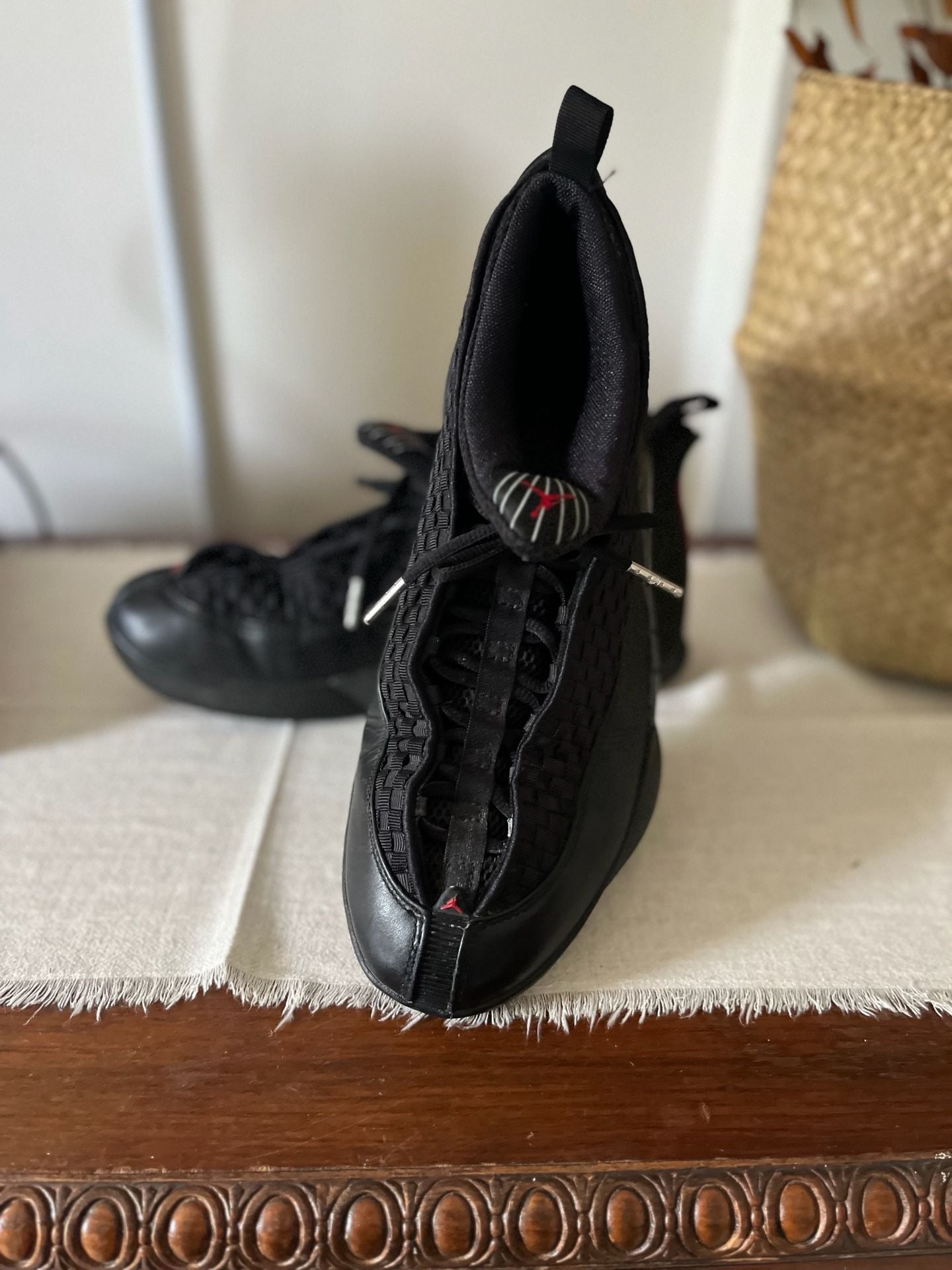 Nike Air Jordan 15 Retro Stealth Black Varsity Red Anthracite 881429-007 7