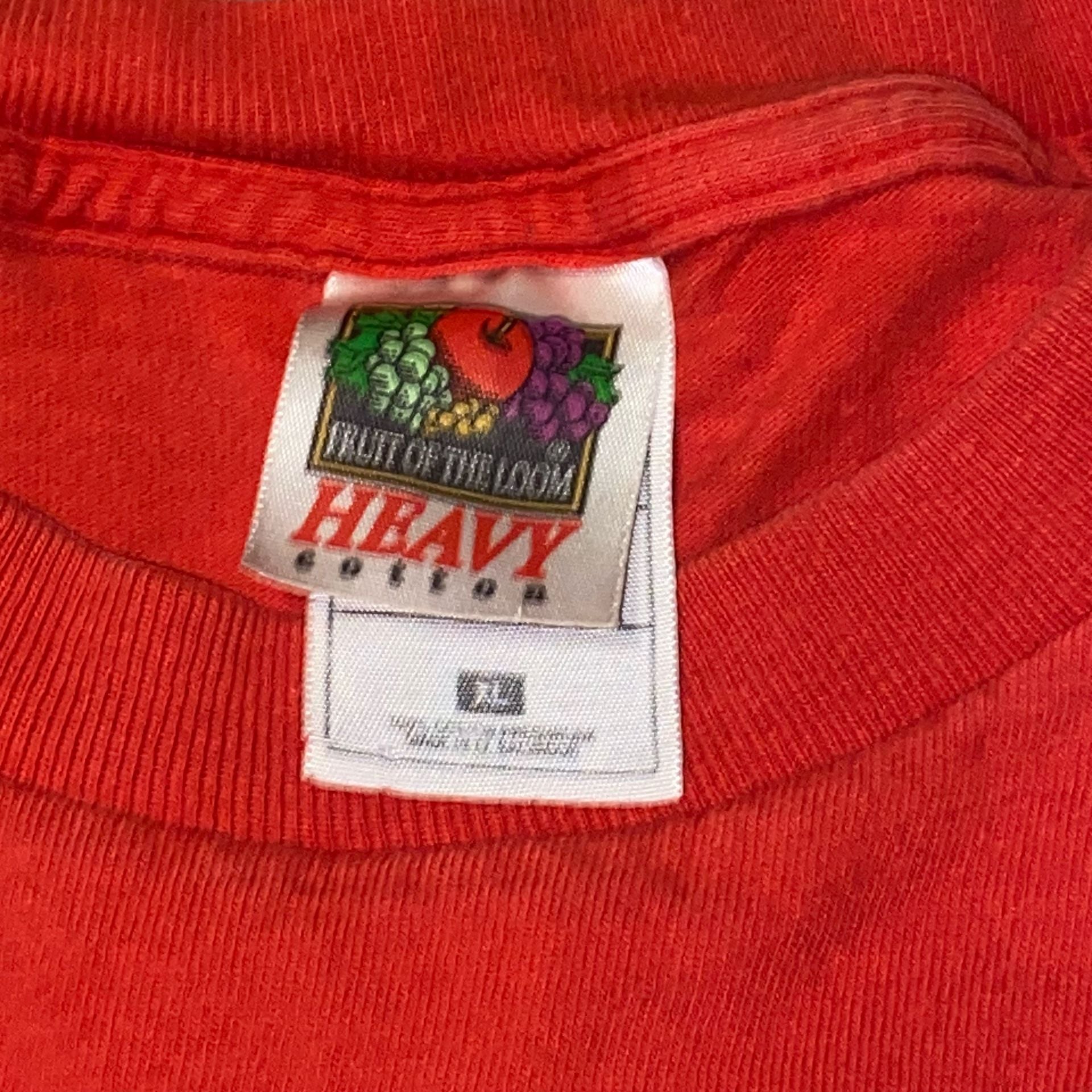 Fruit of the Loom McDonald's Marijuana T-Shirt Size XL Red Parody 420 5