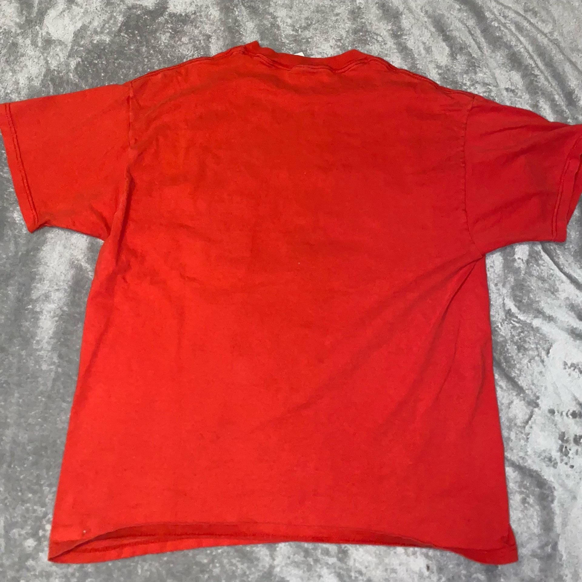Fruit of the Loom McDonald's Marijuana T-Shirt Size XL Red Parody 420 4