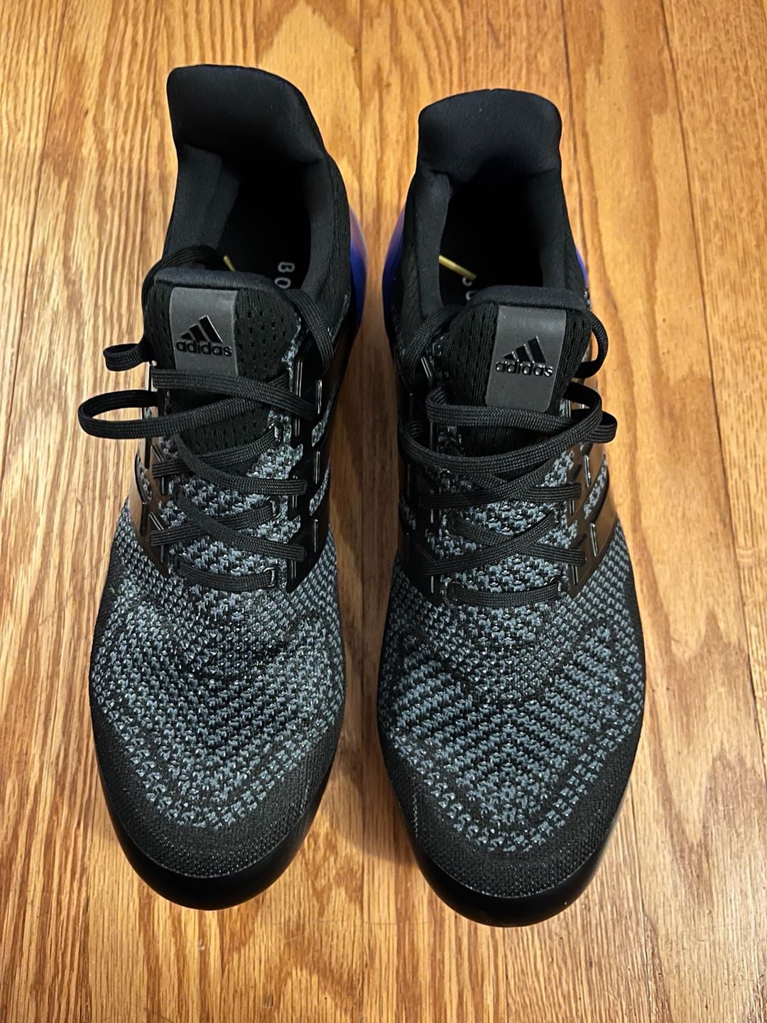 Adidas Ultraboost Football Cleats Size 10.5 Black Blue Woven 8