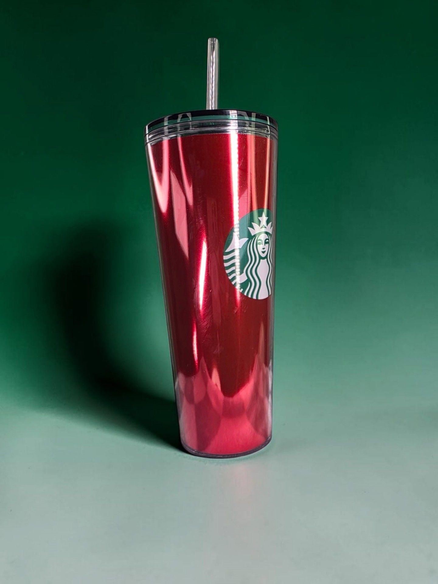 Starbucks Cold Cup Tumbler 24 fl oz / 710 ml Red Metallic 3