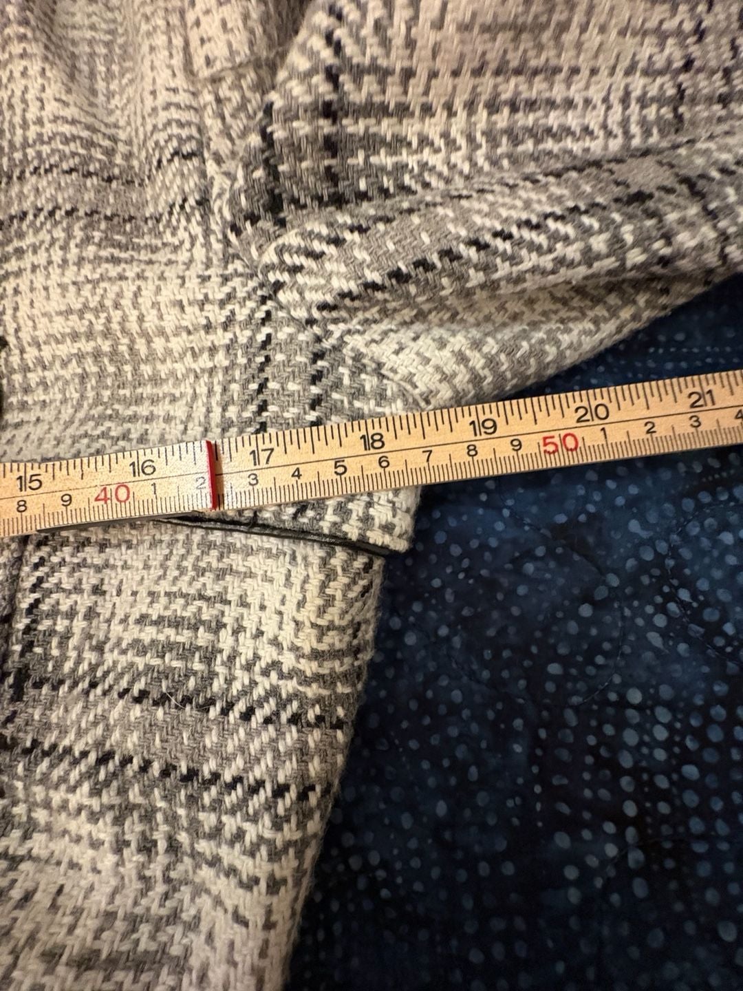 Vintage Y2K Rare Vanity Plaid Trench Coat Black White Belted M 7