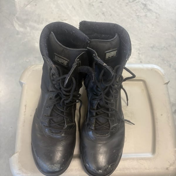 Magnum Stealth Side Zipper Tactical Combat Boots Black 