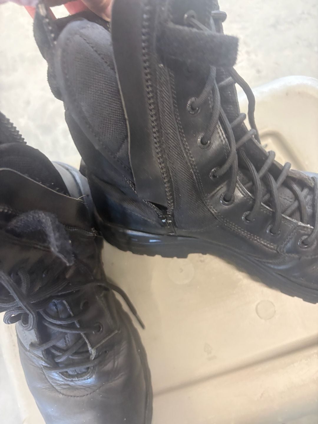 Magnum Stealth Side Zipper Tactical Combat Boots Black 5