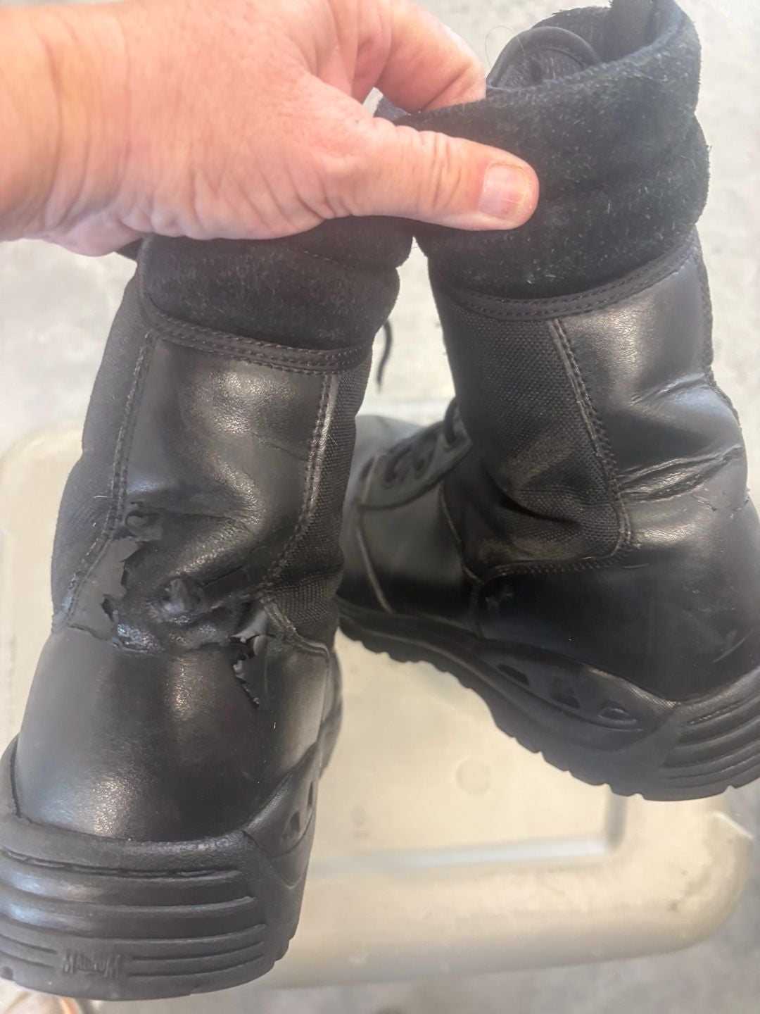 Magnum Stealth Side Zipper Tactical Combat Boots Black 7