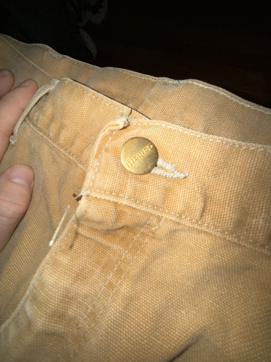 Carhartt B01 Double Knee Work Pants Size 34x32 Carhartt Brown USA 5