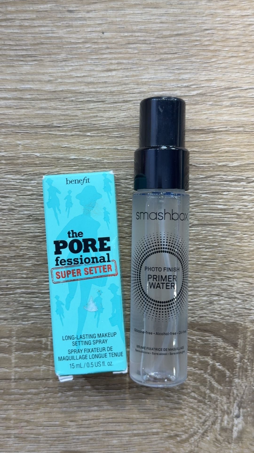 Smashbox Photo Finish Primer Water Size 30ml + Mini Pore prof Setting spray 1