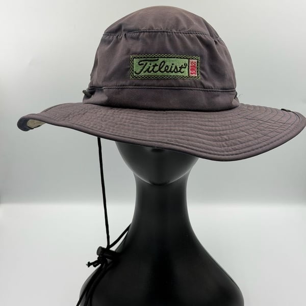 Titleist Bucket Hat Size XL Gray Sun Aussie Golf Hat