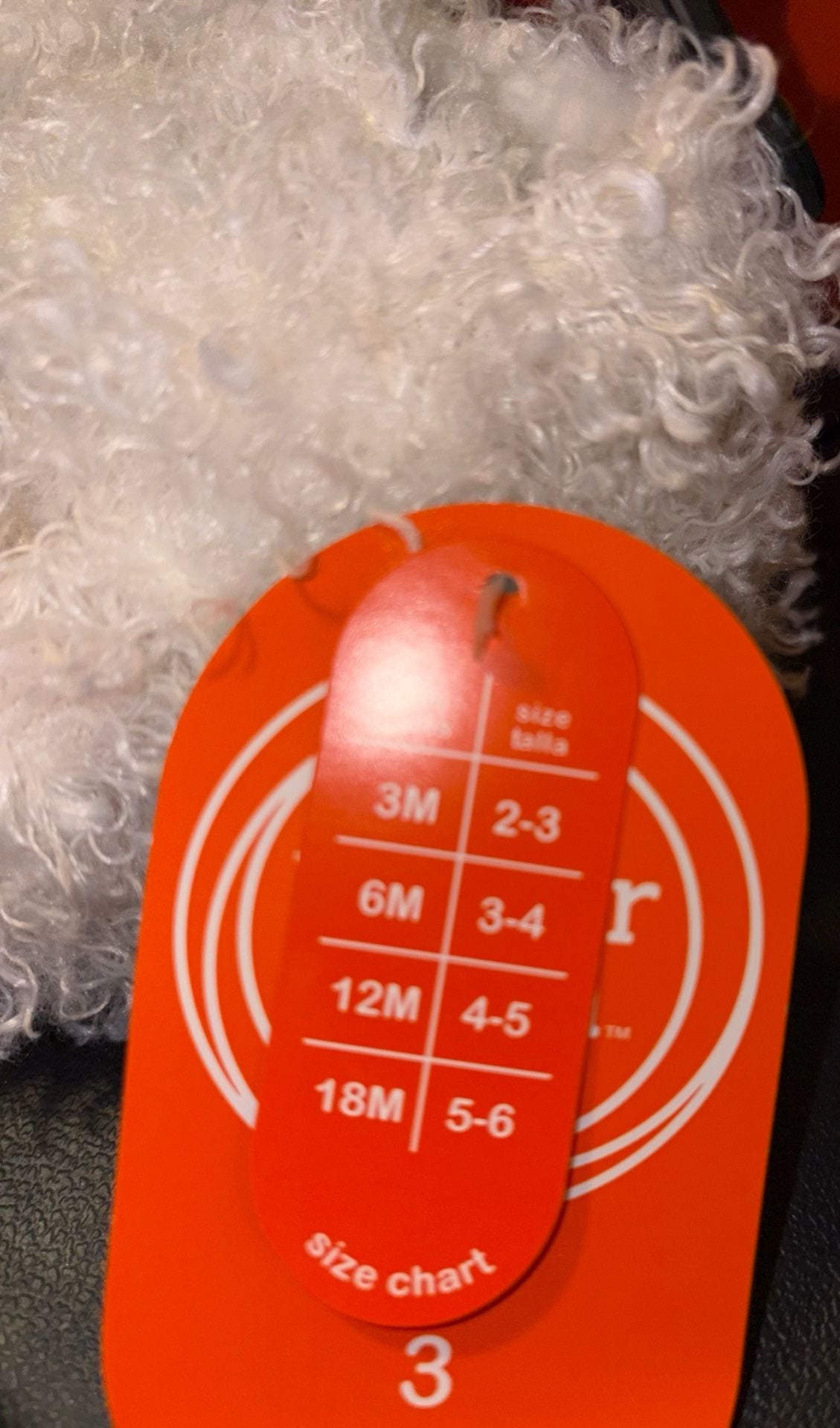 Wonder Nation Llama Slippers Size 3 White Fleece 6