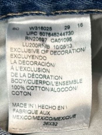 Wrangler Jeans Distressed Workwear Blue Denim 12