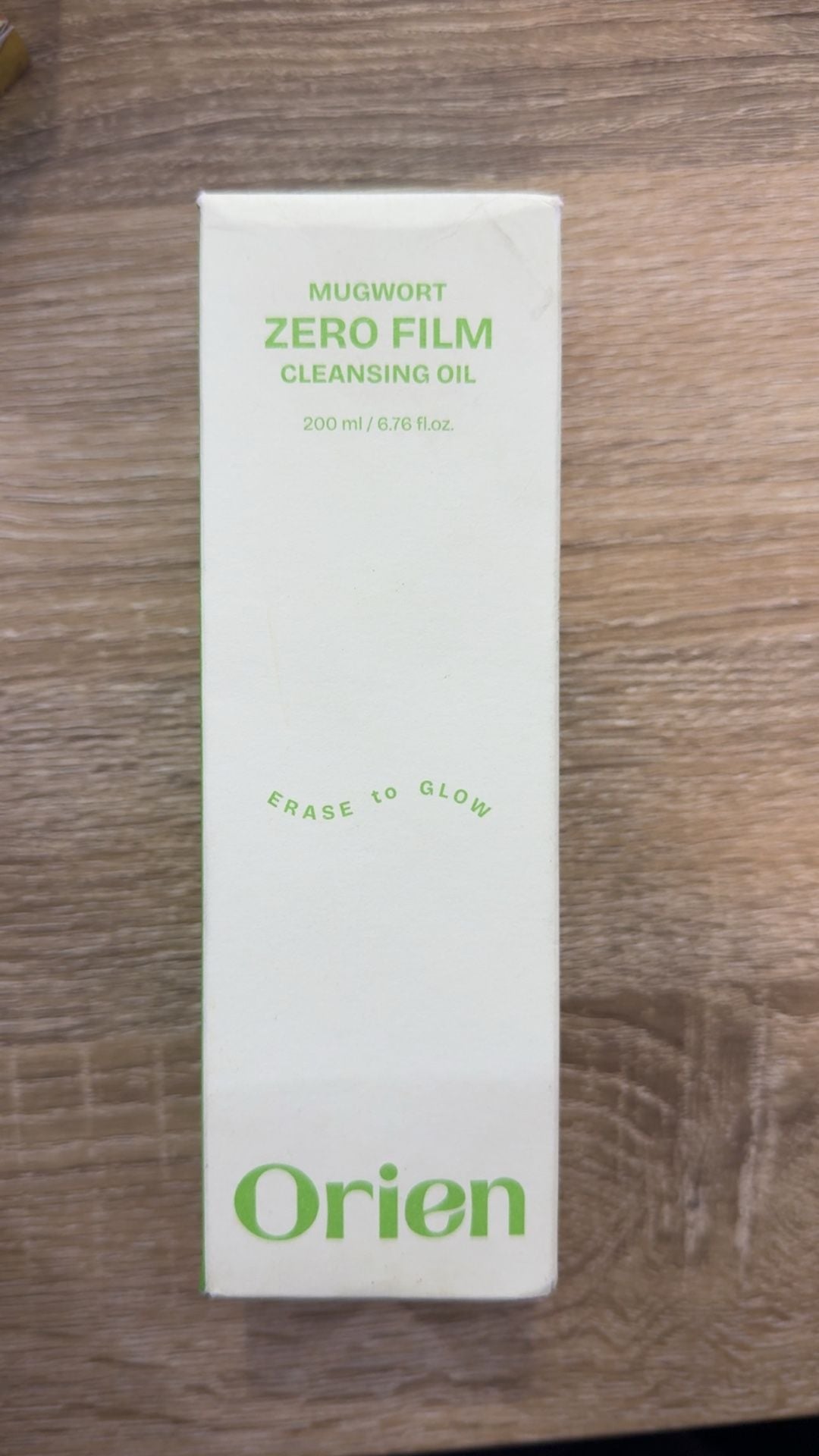 Orien Mugwort Zero Film Cleansing Oil 6.76 Fl. Oz. 1