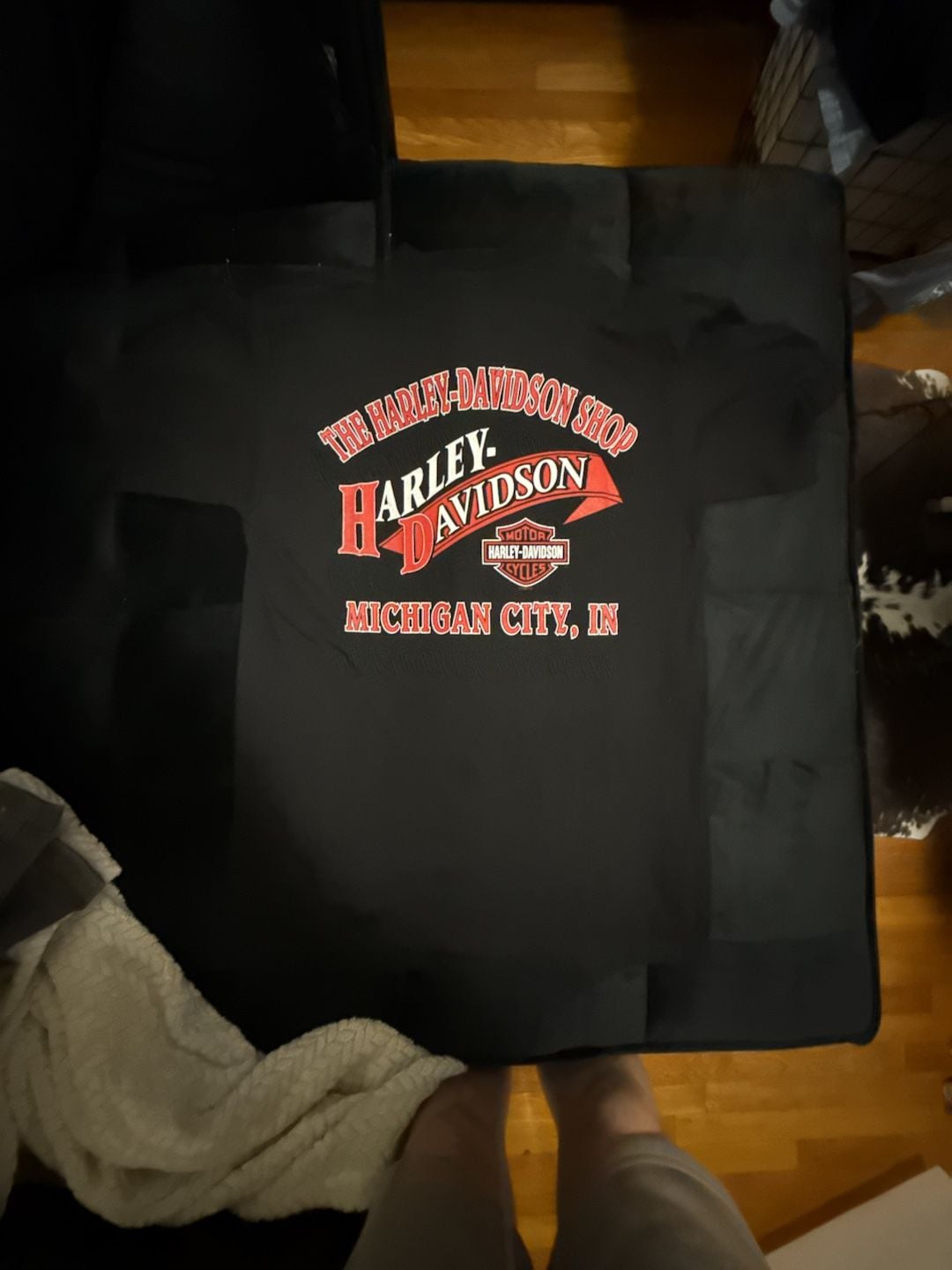 Harley Davidson 95th Anniversary Desert Storm T-Shirt Size L Black 4
