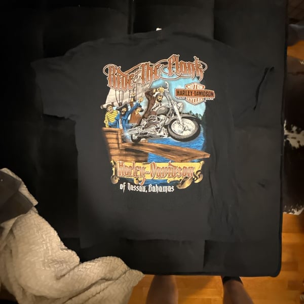Harley-Davidson Ride The Plank Nassau Bahamas T-Shirt Size L
