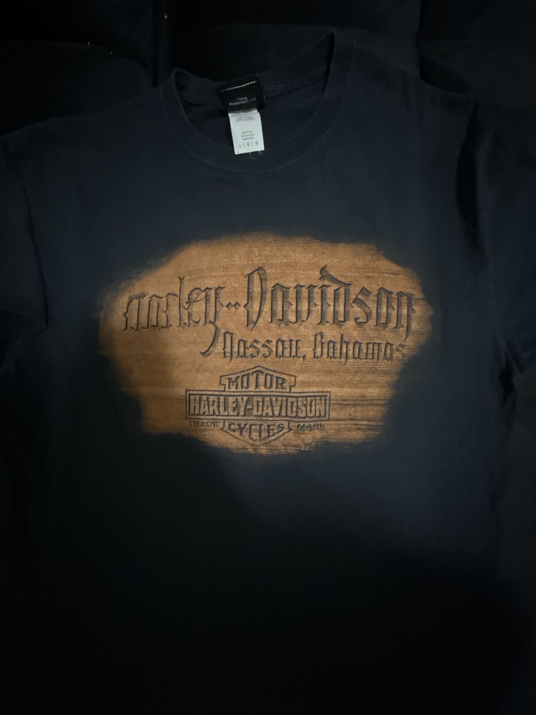 Harley-Davidson Ride The Plank Nassau Bahamas T-Shirt Size L 5