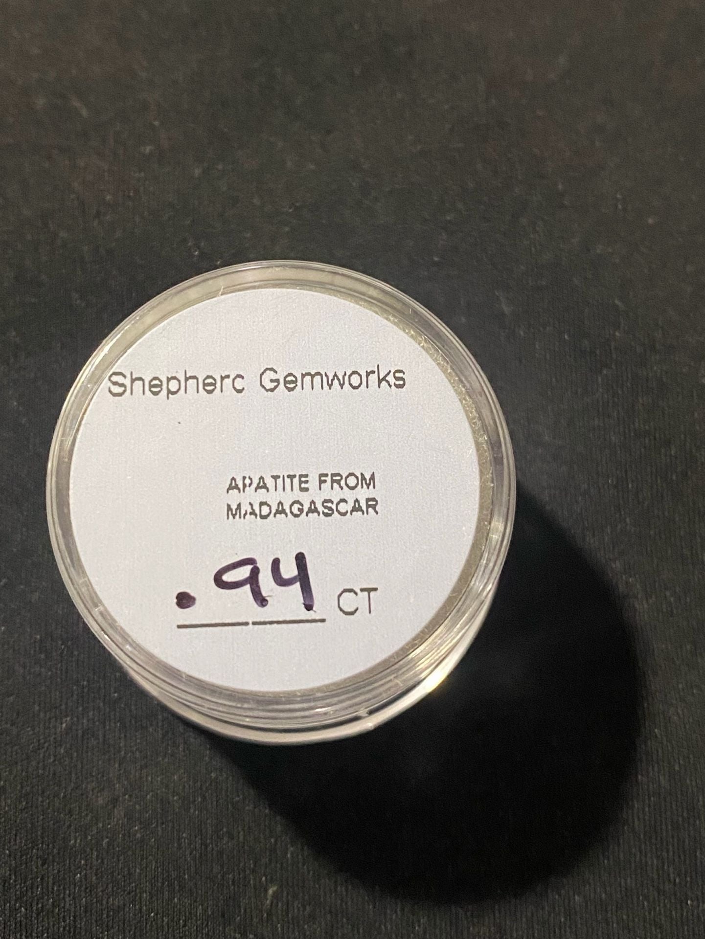Shepherd Gemworks Apatite Gemstone Pair 0.94 ct Oval Madagascar 2
