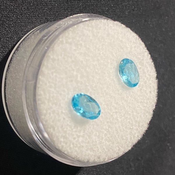 Shepherd Gemworks Apatite Gemstone Pair 0.94 ct Oval Madagascar