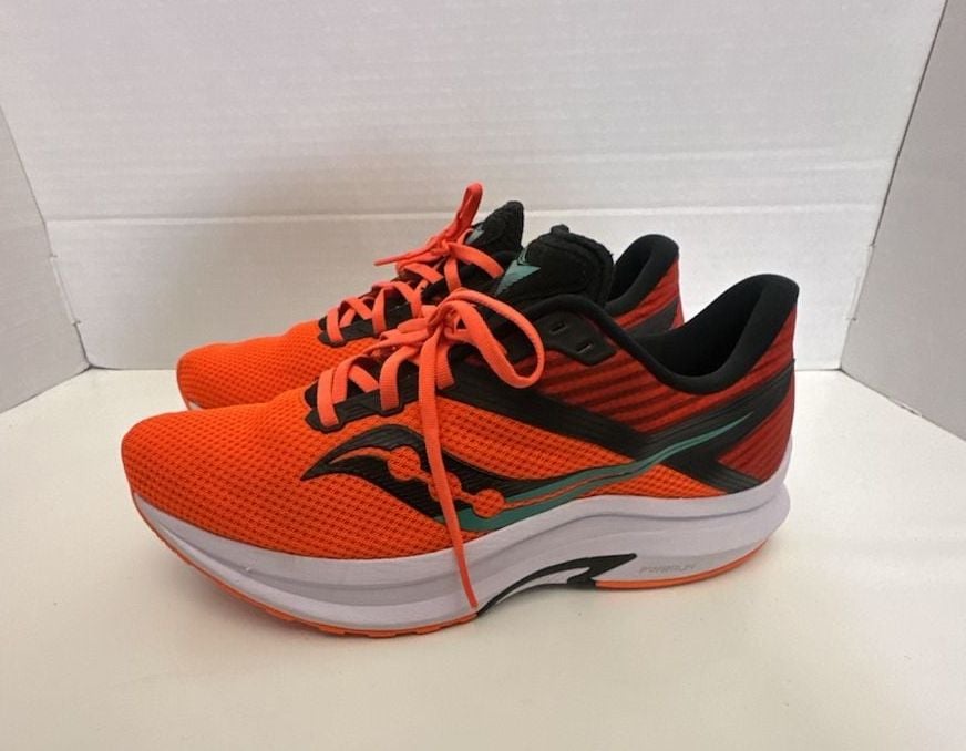 Saucony Endorphin Speed Running Shoes Men Size 10 Orange Black 3